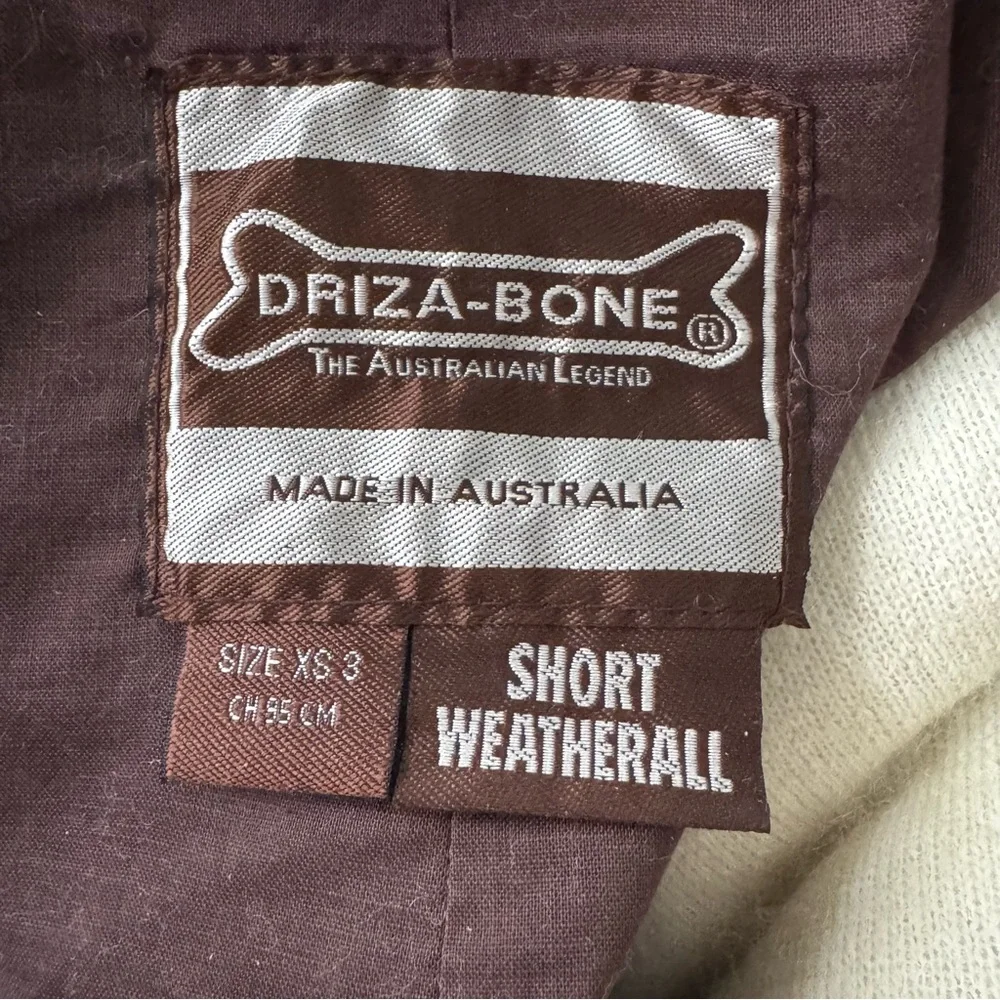 Driza-bone Australia Short Weatherall Coat with Sherpa Wool Liner | XS - Picture 9 of 11